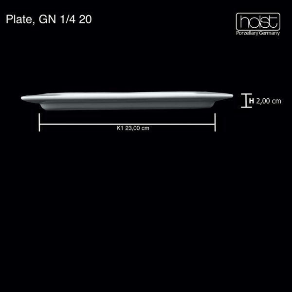 GN-GASTRONORM Plate GN 1-4 20 mm