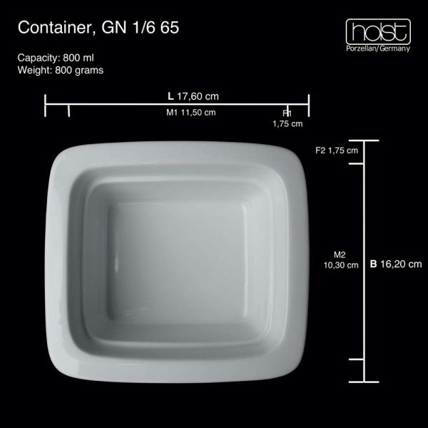 GN 1-6 65 GN-GASTRONORM Container GN 1-6 65 mm