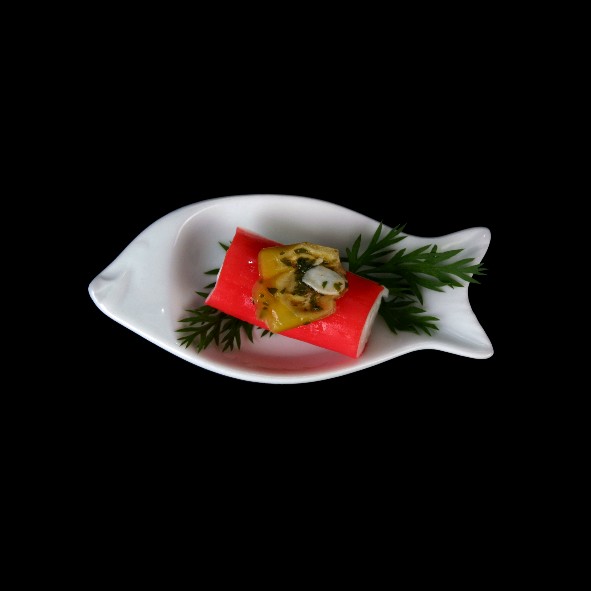 MI 0004 MINI SCHALEN Mini Fish Plate 10 cm (**)